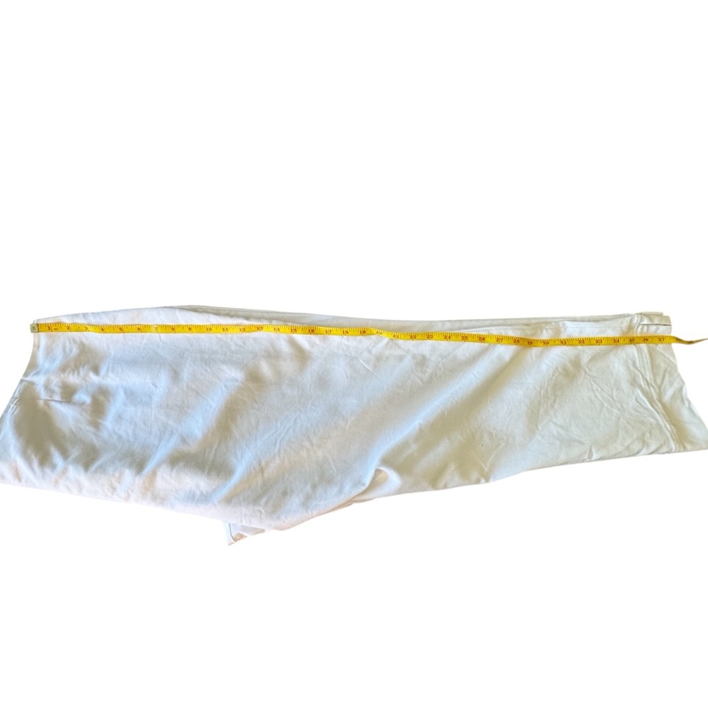 CHARTER CLUB Pant Shop White Stretch Pants Side Zip Women’s 14W Cotton Blend - Picture 14 of 14